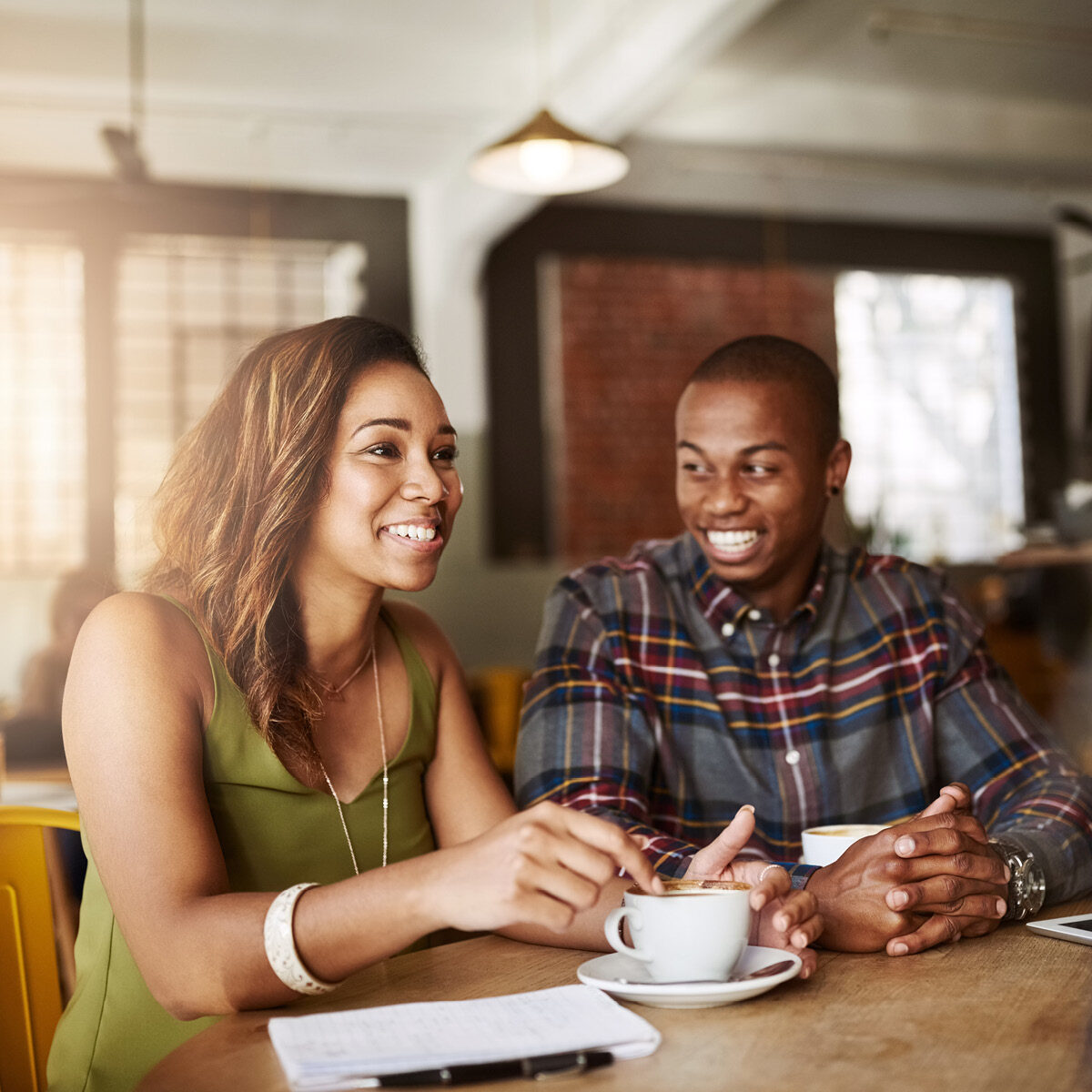 Couple Enjoying Coffee